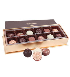 德国进口Lauenstein手工松露巧克力 奢华酒味夹心的精致之选